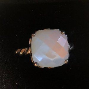 Sterling Silver Stone Pandora Ring